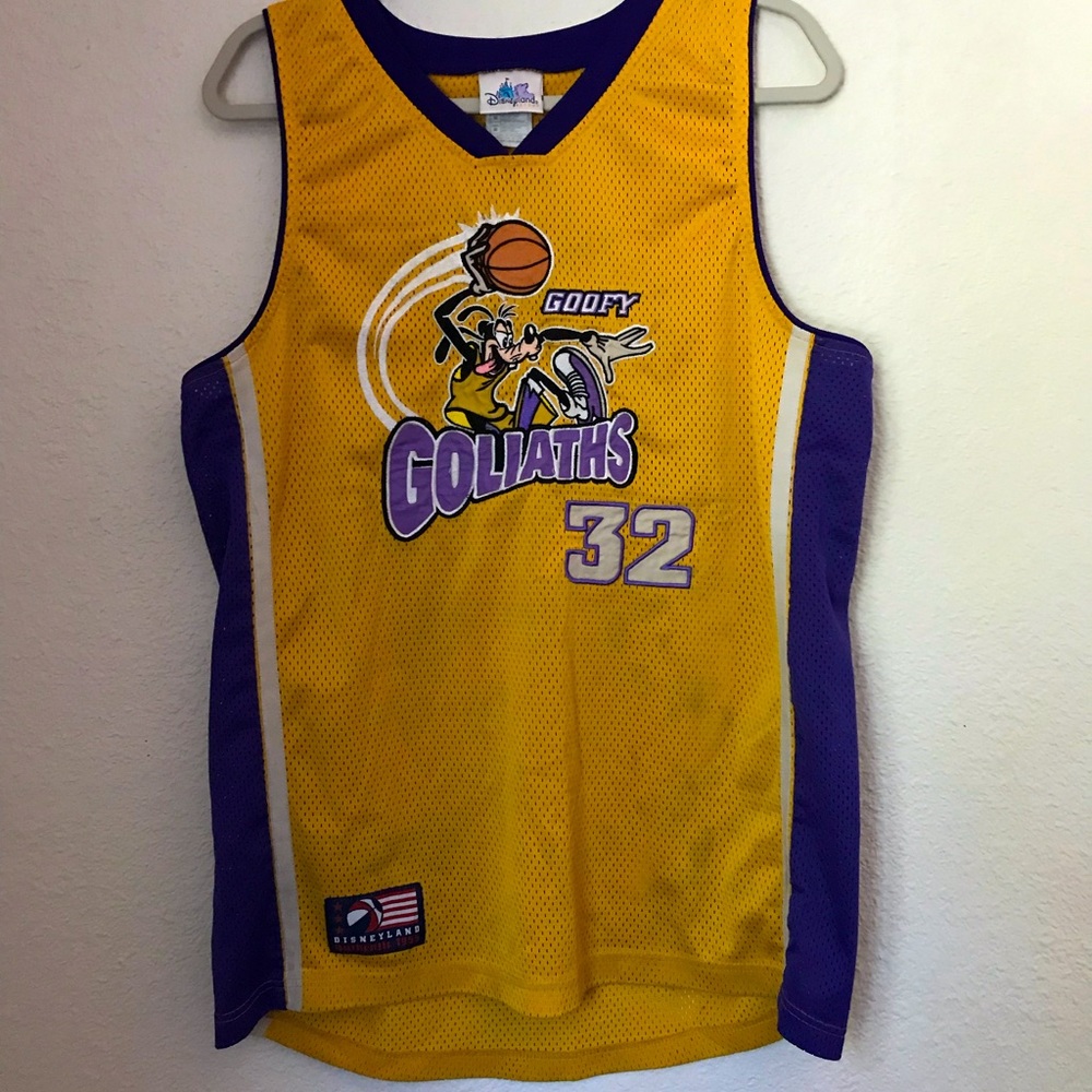 Womens M Authentic Disney Goofy Basketball Jersey